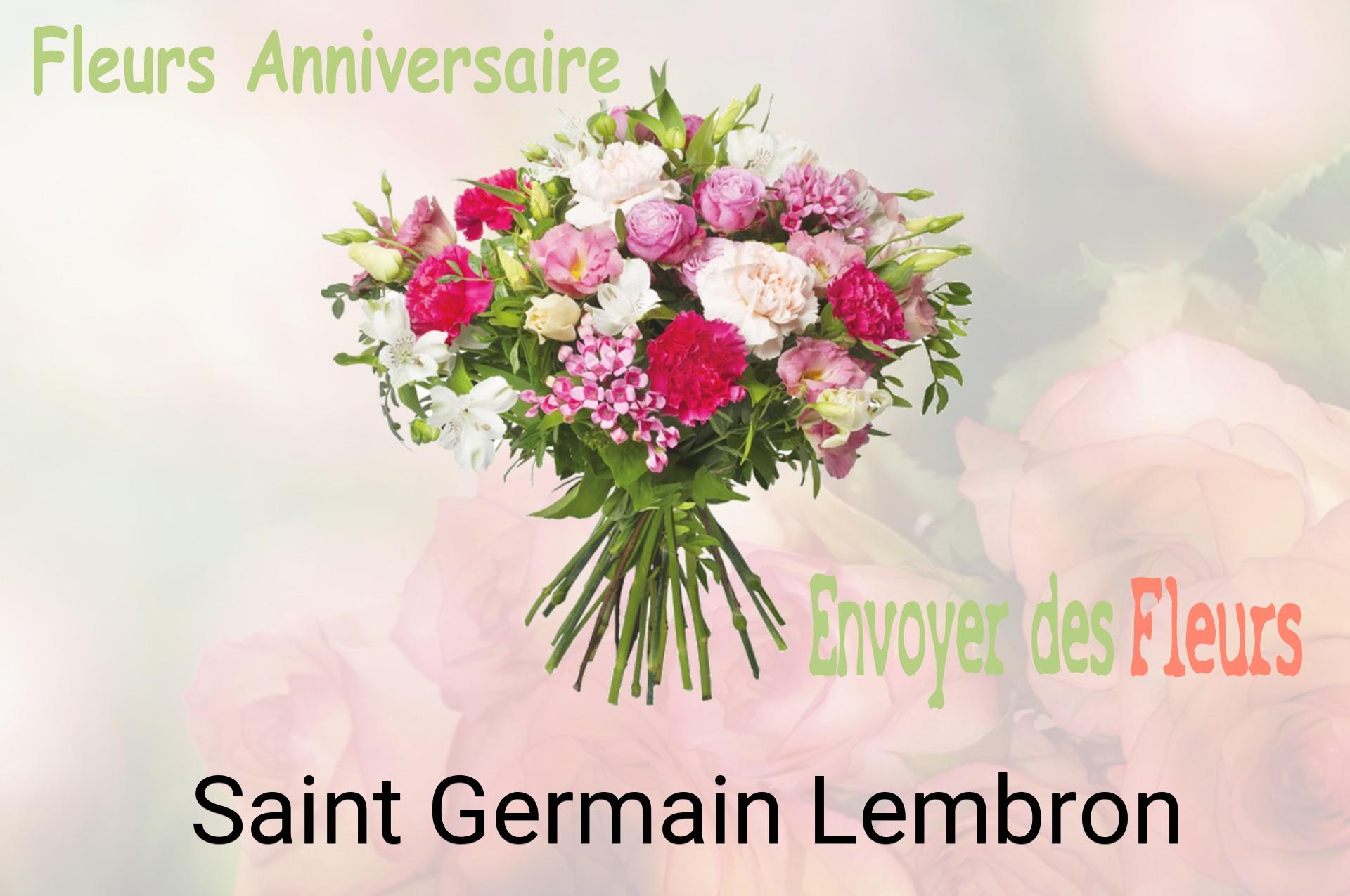 Bouquet de fleurs d’anniversaire livré à Saint-Germain-Lembron