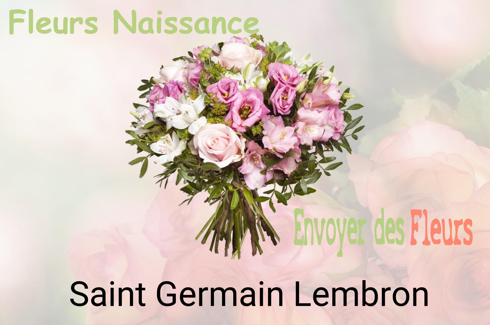 Bouquet de fleurs de naissance livré à Saint-Germain-Lembron